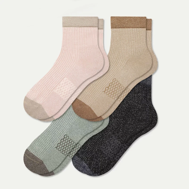 CUSTOM SHINE RIBBED SOCKS CUSTOM SHINE RIBBED SOCKS
